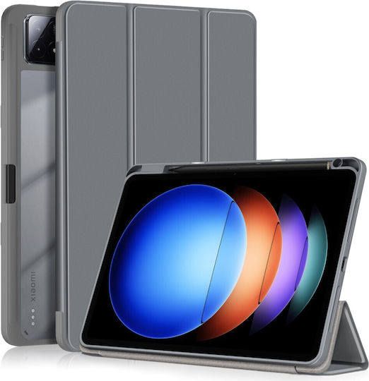 Flip Cover Ανθεκτική Γκρι (Xiaomi Pad 6S Pro 12.4)