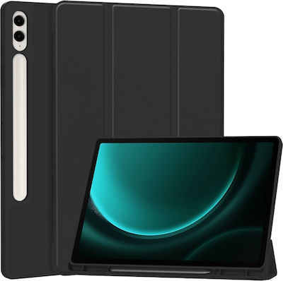 Techsuit Flip Cover Negru Samsung Galaxy Tab S9 FE Plus