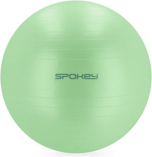 Spokey Fitball Μπάλα Pilates 55cm σε Πράσινο Χρώμα