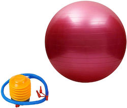 Μπάλα Pilates 65cm σε Κόκκινο Χρώμα