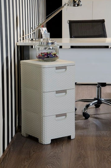 Έπιπλο Εισόδου με Ντουλάπα Cream 33x38x63εκ. Έπιπλο Εισόδου με Ντουλάπα Cream 33x38x63εκ.