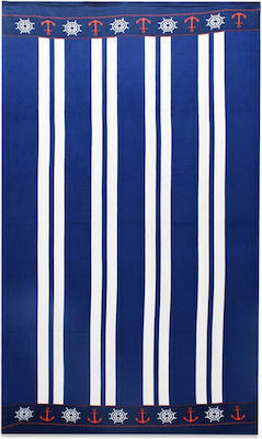 Join Beds Blue Beach Towel 100x180cm