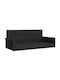 Fabric Swing Black with 110kg Maximum Weight Capacity L119xW56xH48cm