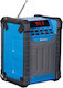 Denver WRB-60 Portable Radio Battery with Bluetooth Blue