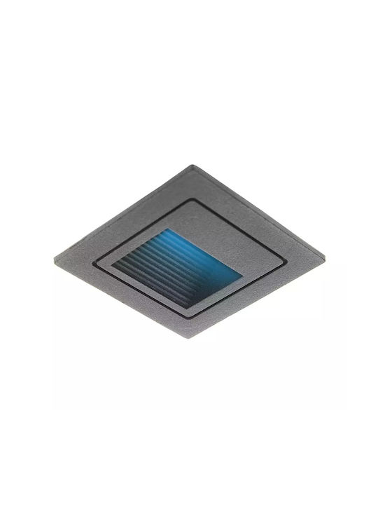 Recessed Spot with Integrated LED Gray 1pcs