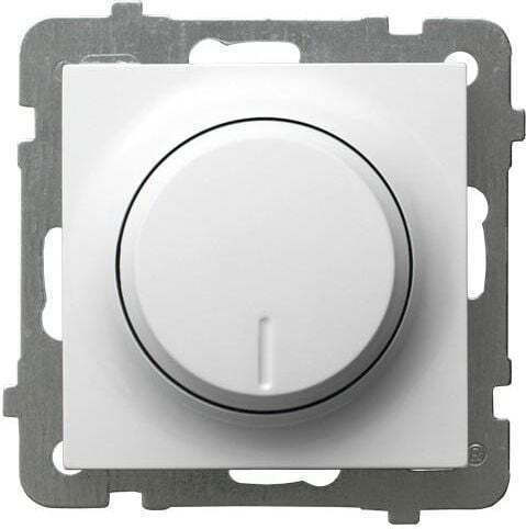 Ospel Rotary Switch Lighting without Frame White