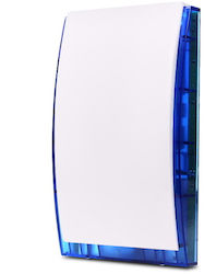 Satel Alarm Siren Baterie Outdoor 120dB 12V with Albastru Light 14.8x25.4cm
