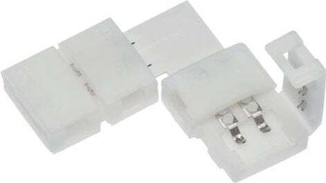 Gtv Γωνιακό Connector για Ταινίες LED LD-ZTKT10MM-02N