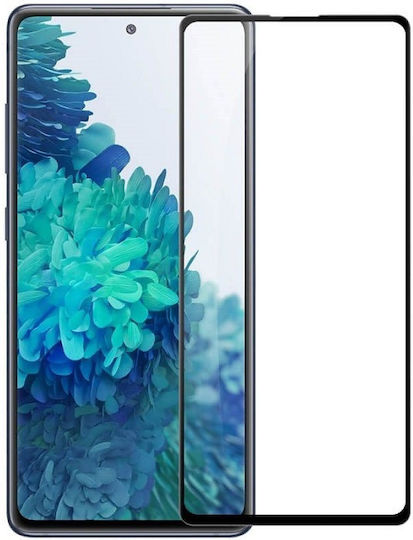 Vollkleber Vollflächig gehärtetes Glas Schwarz (Galaxy S20+)