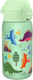 Ion8 Kinderflasche Dinosaurier Kunststoff mit Pop-Up-Verschluss Grün 350ml