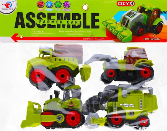 Mega Creative Agricultural Screw Machine Αυτοκινητάκι Αγροτικό για 3+ Ετών