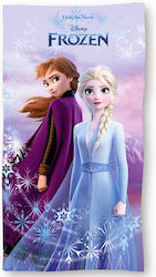 Setino Παιδική Πετσέτα Θαλάσσης Λιλά Frozen