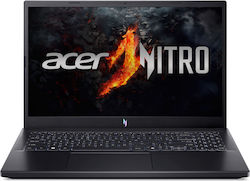 Acer Nitro V 15 ANV15-41 15.6" IPS FHD 144Hz (Ryzen 7-7735HS/16GB/512GB SSD/GeForce RTX 3050/Fără OS) Negru obsidian (Tastatură US)