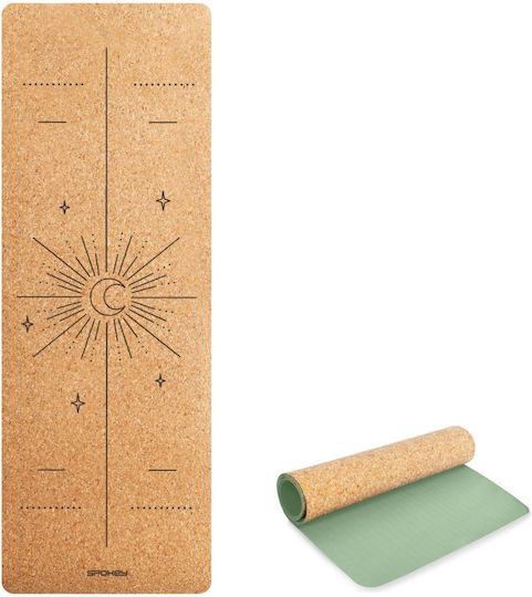 Spokey Στρώμα Γυμναστικής Yoga Πράσινο (180x60x0.4cm)