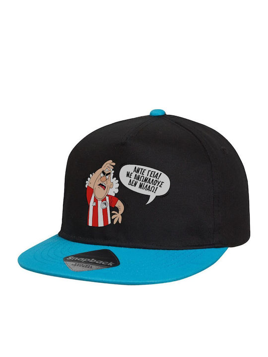 Beechfield Kids' Hat Jockey Fabric Takis Black