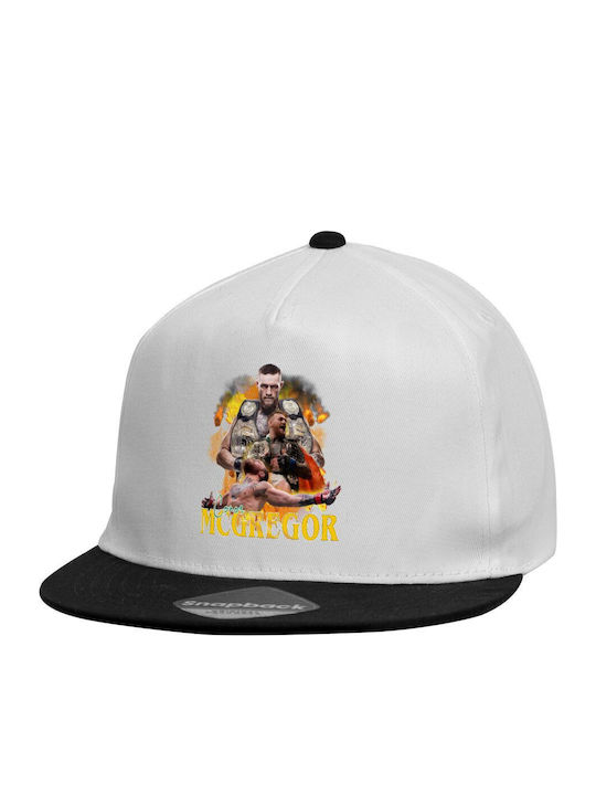 Beechfield Kids' Hat Jockey Fabric Conor Mcgregor Notorious White