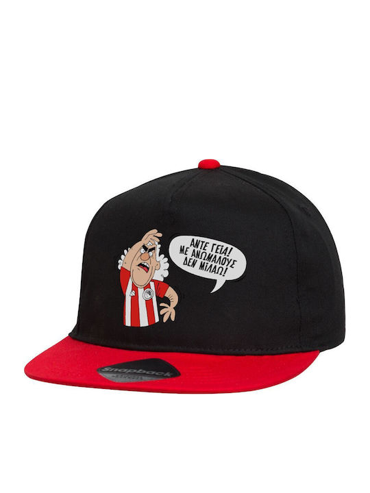 Beechfield Kids' Hat Jockey Fabric Takis Black