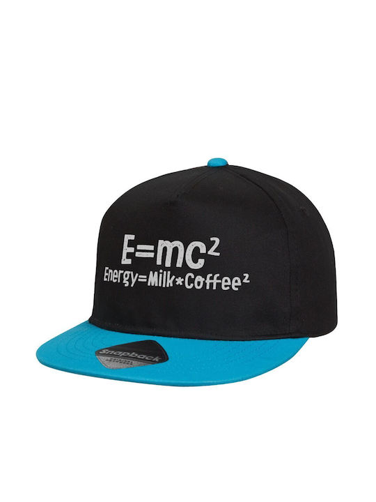 Beechfield Παιδικό Καπέλο Υφασμάτινο E=mc2 Energy = Milk*coffe Μαύρο