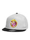Beechfield Kids' Hat Jockey Fabric Princess Peach Toadstool White