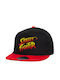 Beechfield Kids' Hat Jockey Fabric Street Fighter Black