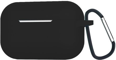 Θήκη Σιλικόνης με Γάντζο σε Μαύρο χρώμα για Apple AirPods Pro