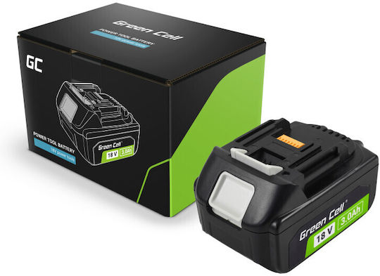 Green Cell Μπαταρία Εργαλείου 18V με Χωρητικότητα 3Ah