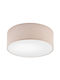 Lamkur Ceiling Mount Light Beige with Socket E27