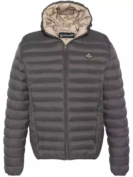 Schott Men's Jacket Gray