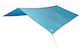 vidaXL Cort / Umbrelă de Plajă Albastru 420cm