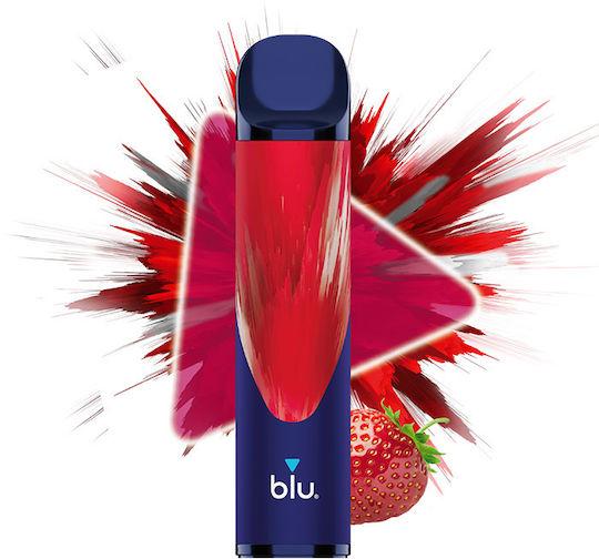 MyBlu Единично Употребимо Електронно Цигара 1000 Вдишвания Strawberry 2мл 20мг Синьо