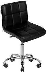 Salon Stools Wheeled Pedicure Stool Black 0112368 Salon Stools Wheeled Pedicure Stool Black 0112368