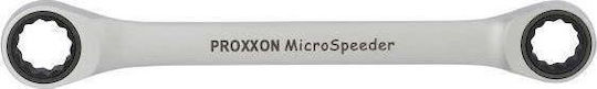 Proxxon Doppelter Polygon-Schlüssel mit Ratschenmechanismus Größe 14x15mm
