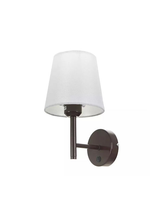 Classic Lamp Wall with Socket E27 Brown