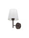 Classic Lamp Wall with Socket E27 Brown