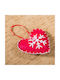 Hanging Heart Ornament Wooden Set 3pcs