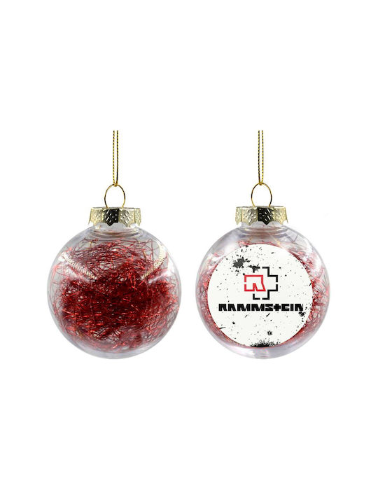 Rammstein Μπάλα Πλαστική Διάφανη 8cm