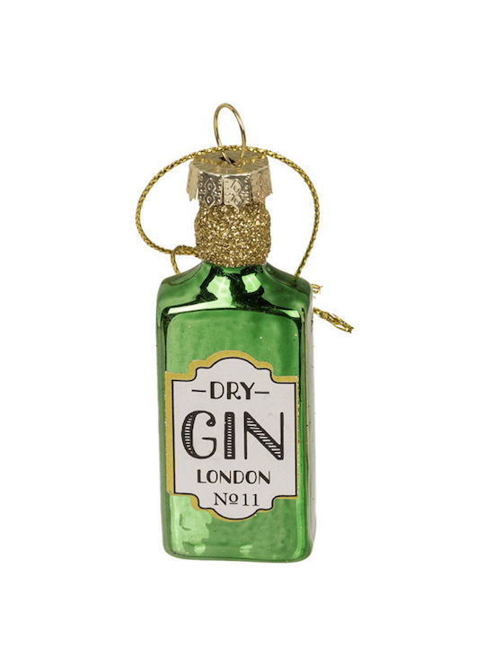Hängendes Weihnachtsbaumschmuck Flasche Gin