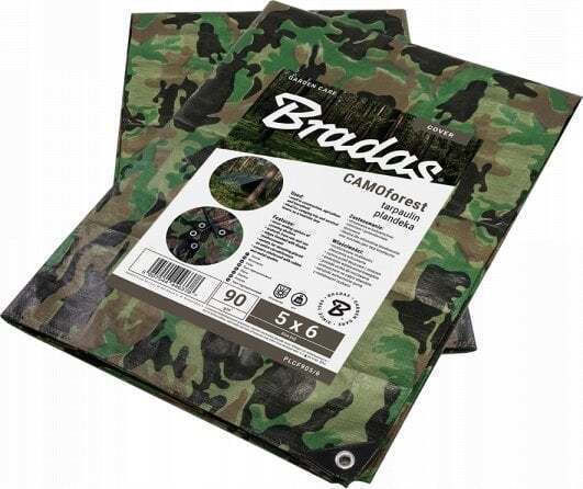 Bradas Αδιάβροχος Μουσαμάς 90gr/m² 5x1.5μ. Ελαφρού Τύπου Πράσινος