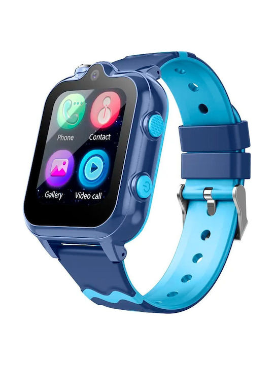 Wonlex Παιδικό Smartwatch Kt18 Pro με Κάμερα Μπλε