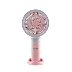 Andowl USB Handheld Fan Pink QF8186P