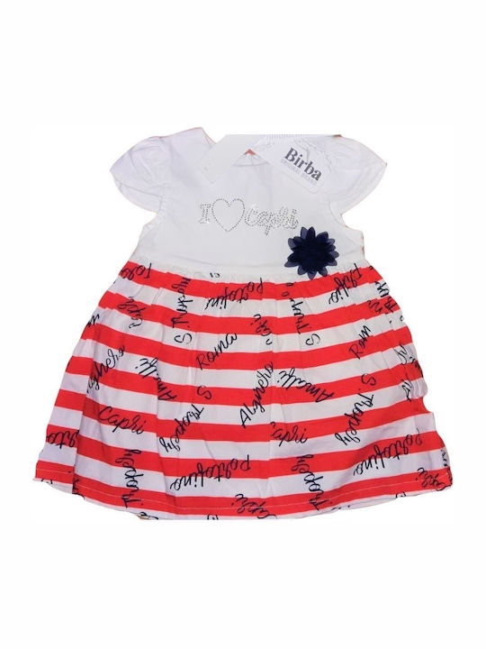 Birba Trybeyond Kids Dress Striped Red