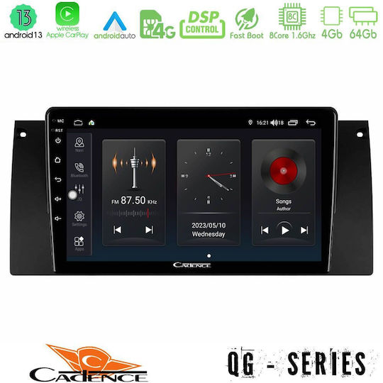 Cadence Auto-Audiosystem 2DIN (Bluetooth/USB/WiFi/GPS/Apple-Carplay/Android-Auto) mit Touchscreen 9"