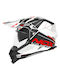 Nox N312 Drone White / Red Checkmate Cască de motocicletă Motocross ECE 22.06 cu vizor solar