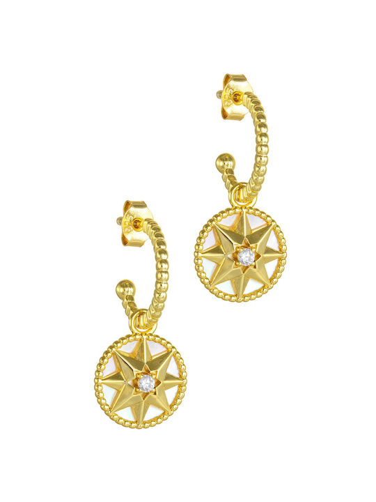 Kritsimis Earrings made of Silver Gold Plated