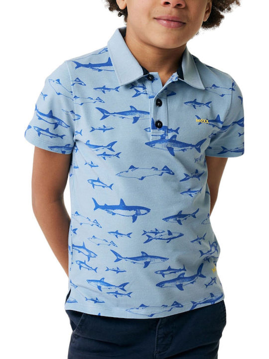 Kinderpolo Kurzarm Light Blue