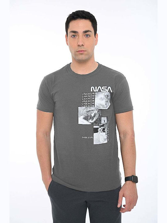 Bodymove Herren Shirt Nasa Anthracite