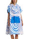 Blue Hunter Plajă Poncho Albastru