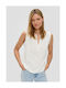 S.Oliver Women's Blouse Sleeveless White