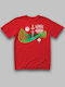 Olympiakos Herren Kurzarm Rotes T-Shirt Die Endkonferenz Olympiacos