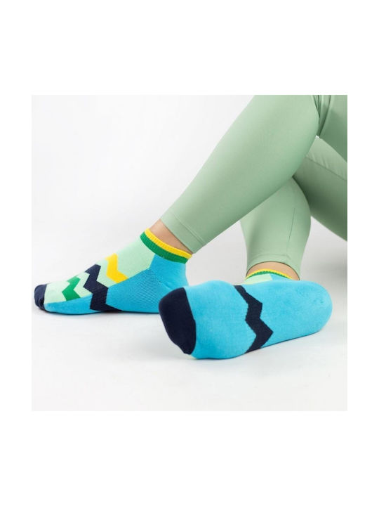 Crazy Socks Femei Șosete Blue 1Pachet